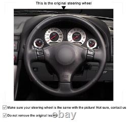 Alcantara Car Steering Wheel Cover for Nissan 200SX S15 Silvia Skyline R34 GTR