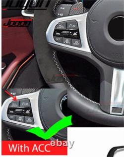Alcantara Carbon Steering Wheel Cover For BMW 2 Series G42 220i 220d M240i 21-24
