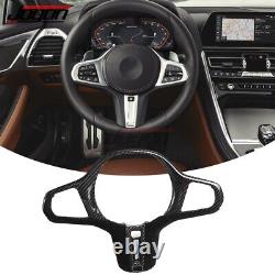 Alcantara Carbon Steering Wheel Trim For BMW 8 Series G14 G15 G16 840i M8 F91 92