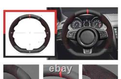 Alcantara Leather Car Steering Wheel Cover for Jaguar F-Type (X152) 2013-2020
