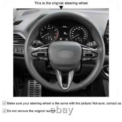 Alcantara Steering Wheel Cover Braid for Hyundai Veloster N 2019-2020 / i30 N