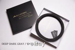 Alcantara Steering Wheel Cover Deep Dark Gray for 2012 2018 ELANTRA