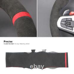 Alcantara Steering Wheel Cover For Land Rover Defender 90 S X-Dynamic SE 2019-24