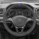 Alcantara Steering Wheel Cover Wraps for Volkswagen VW Amarok T6 California