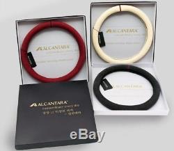 Alcantara Steering Wheel Cover for 2012 2019 ACCENT