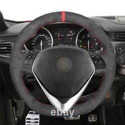 Alcantara Steering Wheel Cover for Alfa Romeo Giulietta / MiTo 2016-2018 2019