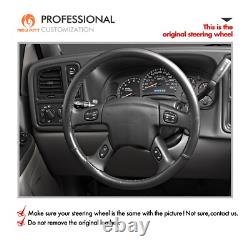 Alcantara Steering Wheel Cover for Chevrolet (Chevy) Silverado 2003 GMC Sierra