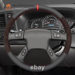Alcantara Steering Wheel Cover for Chevrolet (Chevy) Silverado 2003 GMC Sierra