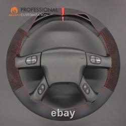 Alcantara Steering Wheel Cover for Chevrolet (Chevy) Silverado 2003 GMC Sierra