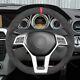 Alcantara Steering Wheel Cover for Mercedes Benz A-Class W176 A45 AMG W204 C117