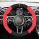 Alcantara Steering Wheel Cover for Porsche 911 991 718 Boxster 982 718 Cayman