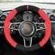 Alcantara Steering Wheel Cover for Porsche 911 991 718 Boxster 982 Cayman 918