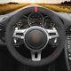 Alcantara Steering Wheel Cover for Porsche 911 991 Boxster 981 Cayman Cayenne