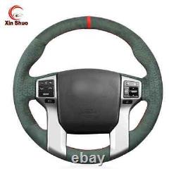 Alcantara Steering Wheel Cover for Toyota 4Runner Tacoma Sequoia Land Cruiser