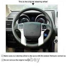 Alcantara Steering Wheel Cover for Toyota 4Runner Tacoma Sequoia Land Cruiser