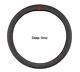 Alcantara Suede Steering Wheel Cover For All Vehicle Deep Grey 38mm(14.96 inch)