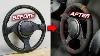 Amazing Steering Wheel Transformation With Micro Suede Rewrap Install Review