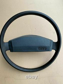 Audi 80 B2 80 81 82 83 Typ 81 Steering Wheel, Center Cover Horn Green-blue Oem