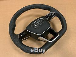 Audi A6 A7 A8 Q8 4K 4N 4M OEM S-line Steering Wheel with Paddles 4K0419091N