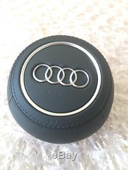 Audi TT 2014- 8S TTS TTRS R8 leather steering wheel cover 8S0880201AM