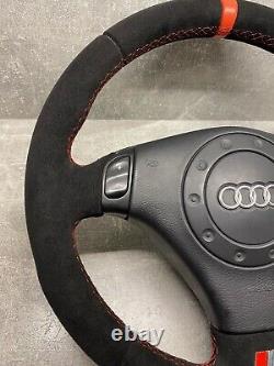 Audi a4/s4 b5 a6/s6 c5 80 b4 alcantara leather sline steering wheel