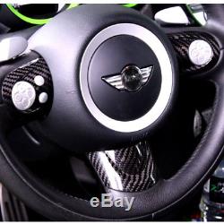 BAR Autotech Carbon Fiber Steering Wheel Cover For Mini Cooper R56 S JCW