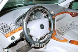 Benz Real Leather Carbon Steering Wheel Cover For W211