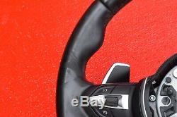 BMW 235 328 335 428 435 M SPORT LEATHER STEERING WHEEL With PADDLE SHIFTERS OEM