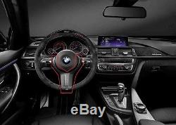 BMW 3 Series F30 F31 F34 M Performance Steering Wheel Cover With Carbon Fiber
