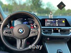 BMW 3e 4er M3 M4 G20G80 G -series GENUINE Steering Wheel Carbon Decor Cover Trim