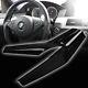 BMW 5-Series E60 Sedan M5 Model Real Carbon Steering Wheel Cover Trim 2 Piece