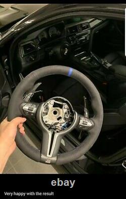 BMW Alcantara Suede Steering Wheel Cover F30 F32 F87 M2 F80 M3 F82 F85 F86 F33
