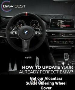 BMW Alcantara Suede Steering Wheel Cover F30 F32 F87 M2 F80 M3 F82 F85 F86 F33