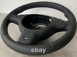 BMW E39 E46 M Sport Steering Wheel Wrapped Nappa Leather &Trim