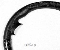 Bmw E87 1 Series Real Leather Carbon Steering Wheel Cover 2008up