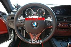 BMW E90 E91 E92 E93 20052008 Carbon Fiber Steering Wheel Trim Cover M Hole