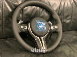 BMW F10 F11 F18 F06 F12 F13 F01 F02 F03 Steering Wheel with Pedals CARBON