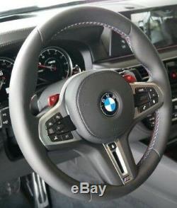 BMW F90 M5 Tri-Color Stitching M Sport Non-Heated Steering Wheel OEM G30 G11 G12