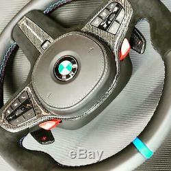 BMW G30 G31 F90 M5 G11 G12 G05 G01 G02 Carbon Fiber & Alcantara Steering Wheel