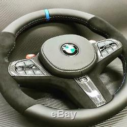 BMW G30 G31 F90 M5 G11 G12 G05 G01 G02 Carbon Fiber & Alcantara Steering Wheel