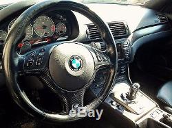 BMW M3 Carbon Fiber M Steering Wheel Cover for E46 E39 X3 X5 M5