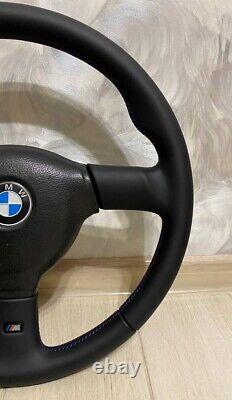 BMW M Tech 2 Steering Wheel E24 E28 E30 E32 E34 3 Colour Stitching Leather