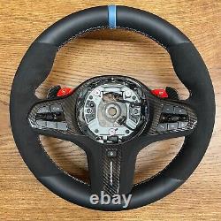 BMW M performance G30 G31 LCI G12 G05 G01 G02 Steering Wheel M stitches Carbon