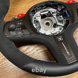 BMW M performance G30 G31 LCI G12 G05 G01 G02 Steering Wheel M stitches Carbon