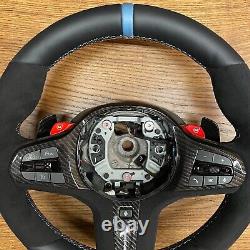 BMW M performance G30 G31 LCI G12 G05 G01 G02 Steering Wheel M stitches Carbon