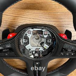 BMW M performance G30 G31 LCI G12 G05 G01 G02 Steering Wheel M stitches Carbon