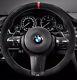 BMW OEM F07 F10 F06 F12 F13 M Performance Alcantara Steering Wheel Red Stripe