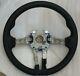 BMW OEM F10 M5 F06 F12 F13 M6 M Sport Steering Wheel Tri-Color With Trim Cover