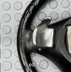 BMW Steering Wheel PADDLE HEATED E90 E92 135i 335i 06 07 08 09 10 11 12 13 OEM