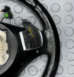 BMW Steering Wheel PADDLE HEATED E90 E92 135i 335i 06 07 08 09 10 11 12 13 OEM